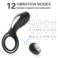 Vibrador masculino vibrador remoto inalámbrico, anillos de pene, masajeador de próstata Anal de 12 velocidades, juguetes sexuales para adultos, vibrador para hombres para parejas